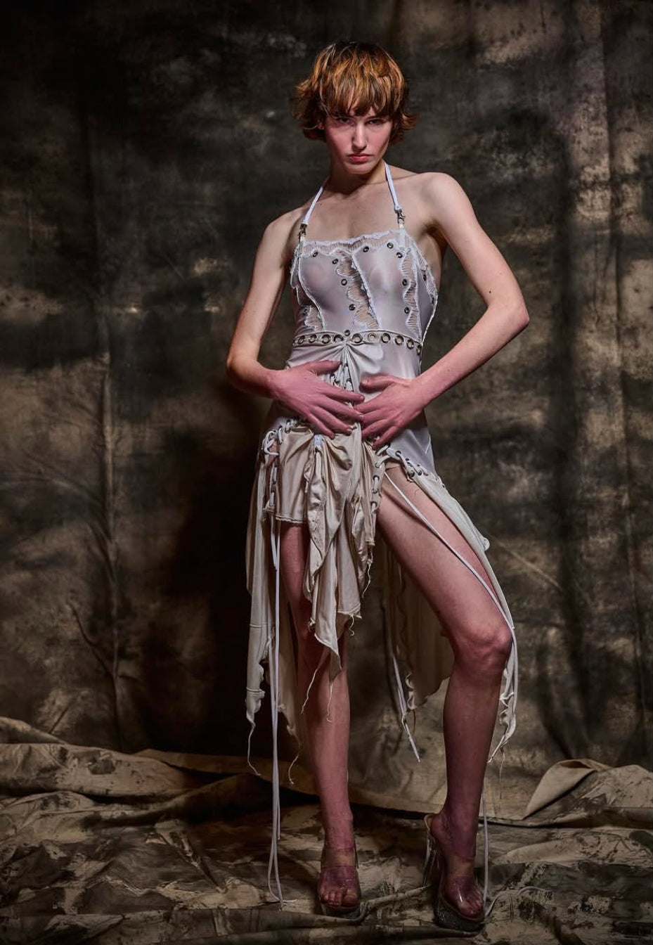 CLOUWEDZ 1/1 ANGEL BONDAGE DRESS