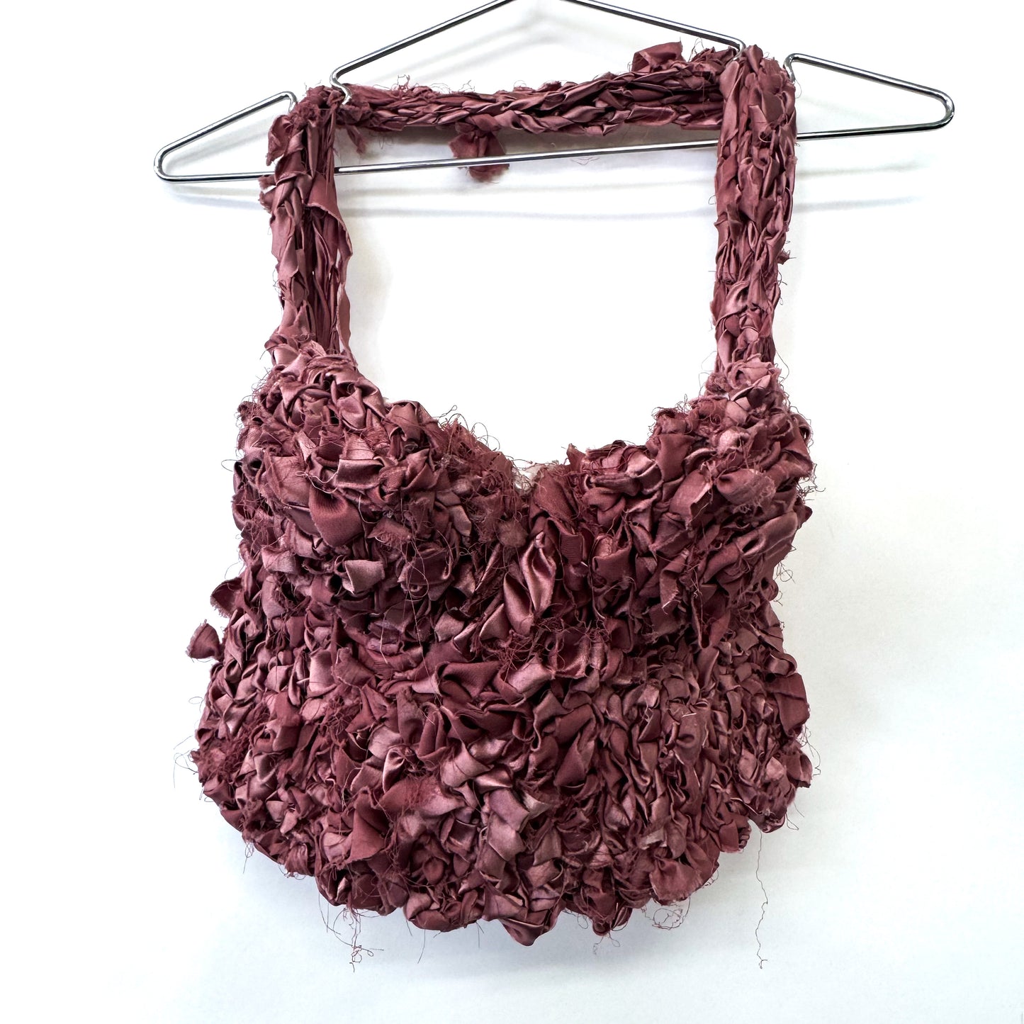 KNOTTED HALTER CORSET TOP IN BLUSH 1/1