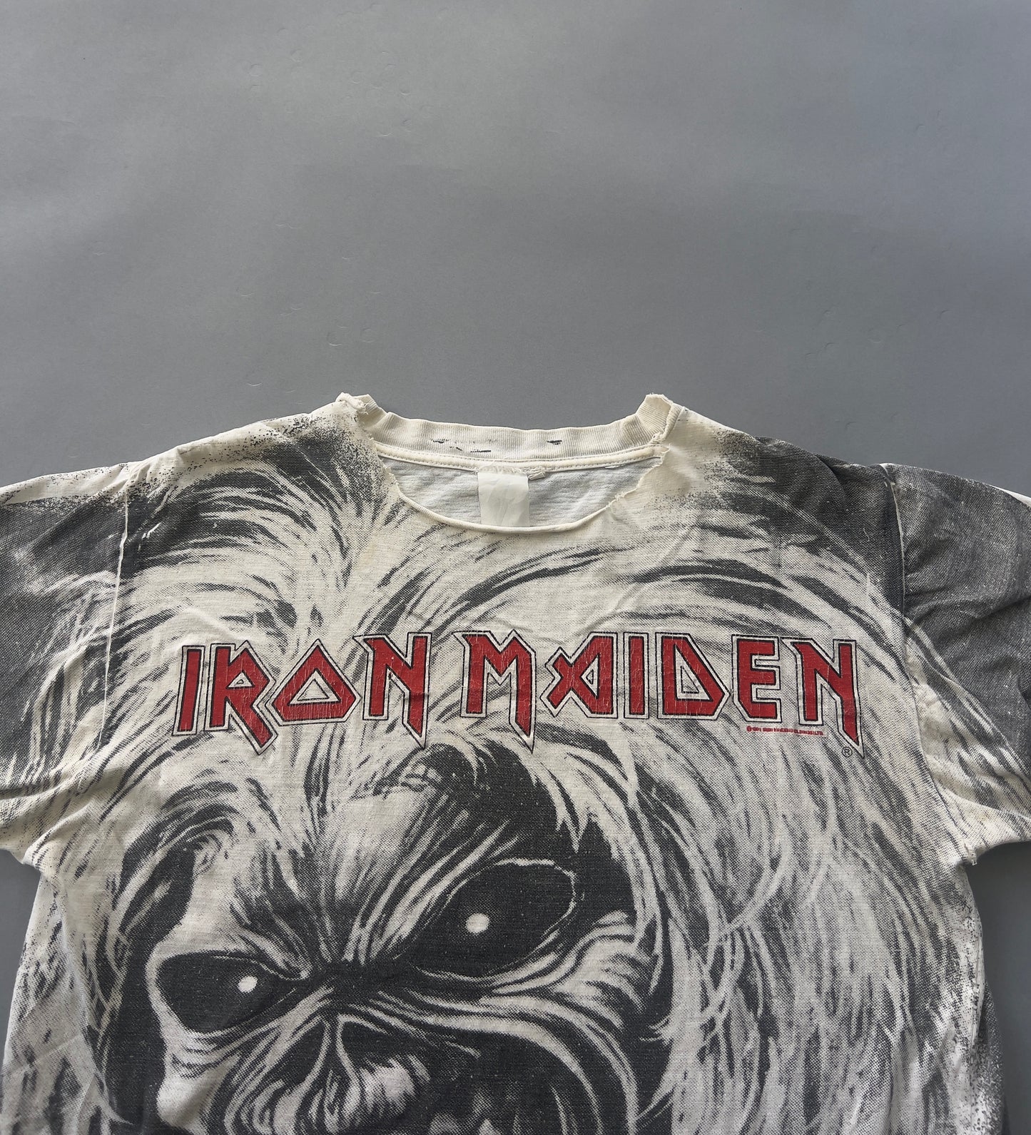 IRON MAIDEN 1999 ALL-OVER PRINT VINTAGE TEE