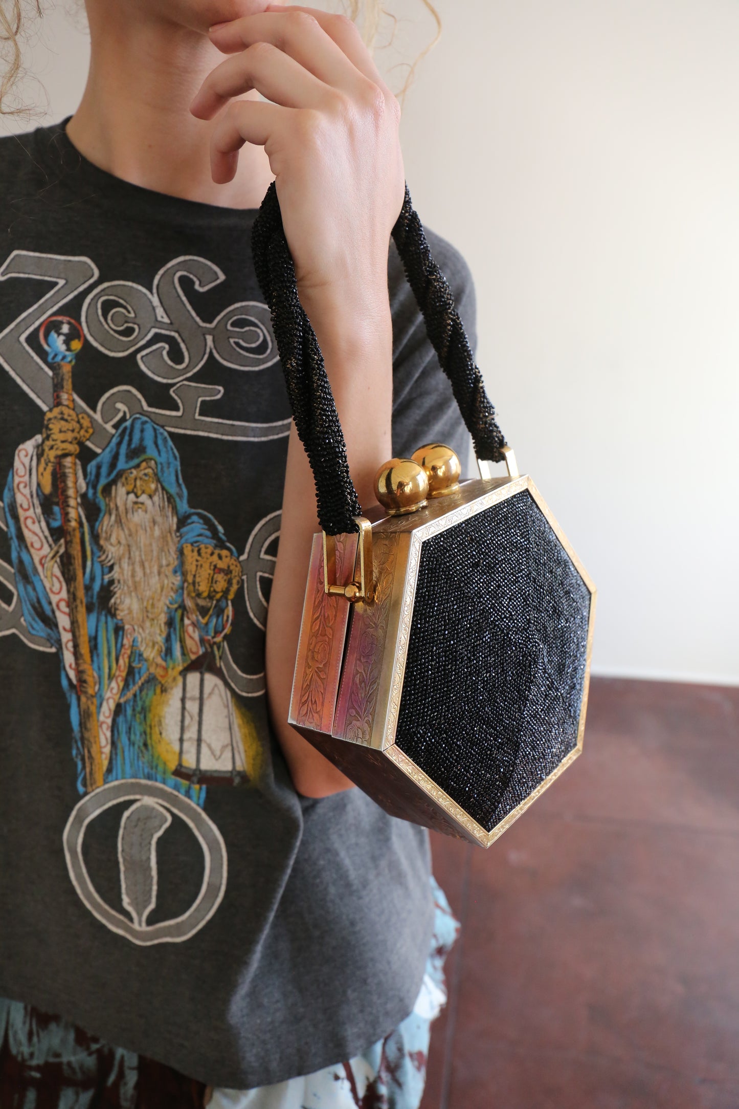 1940s BEADED HANDBAG