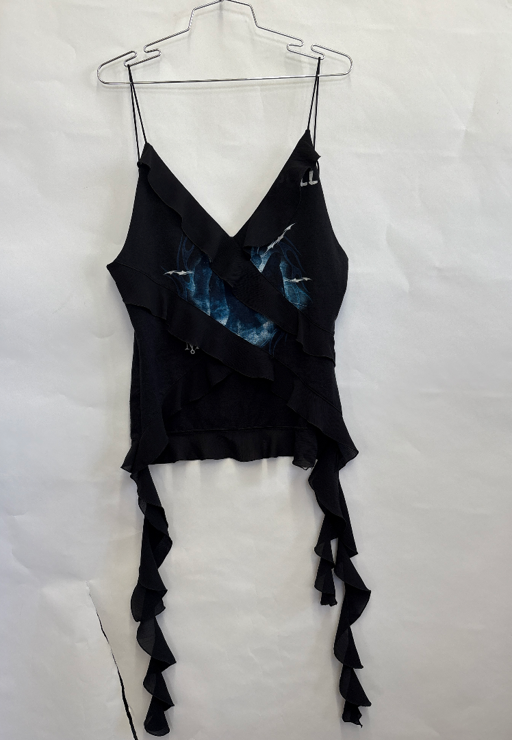 GOLUB UDP REWORKED BLACK RUFFLE TANK 1/1