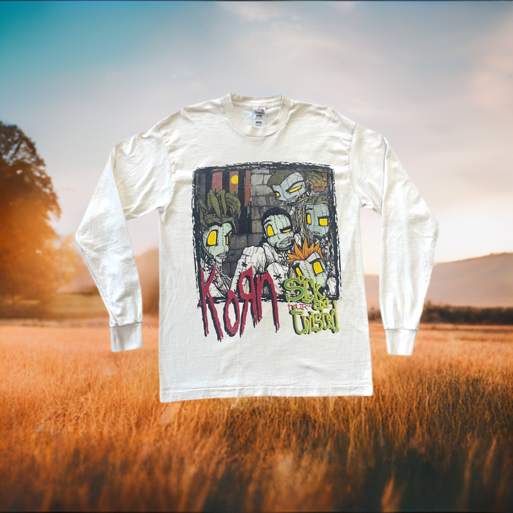 Korn Long Sleeve Sick and Twisted Tour Shirt BAD
