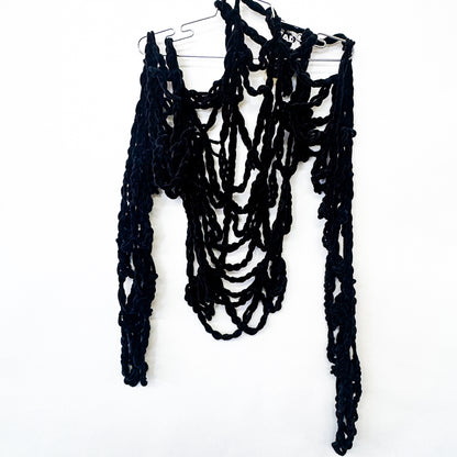 CROCHET LONG SLEEVE TOP 1/1