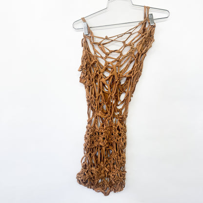 KNOTTED MINI DRESS 1/1