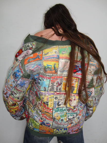 PATCHWORK BOMBER