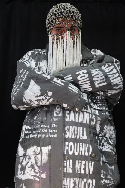 DONEXDOUG XL SATANS SKULL WORKWEAR COAT