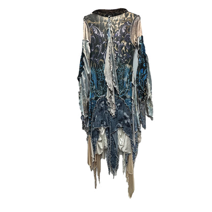 CLOWDEZ 1/1 Lace Up Cardigan Dress