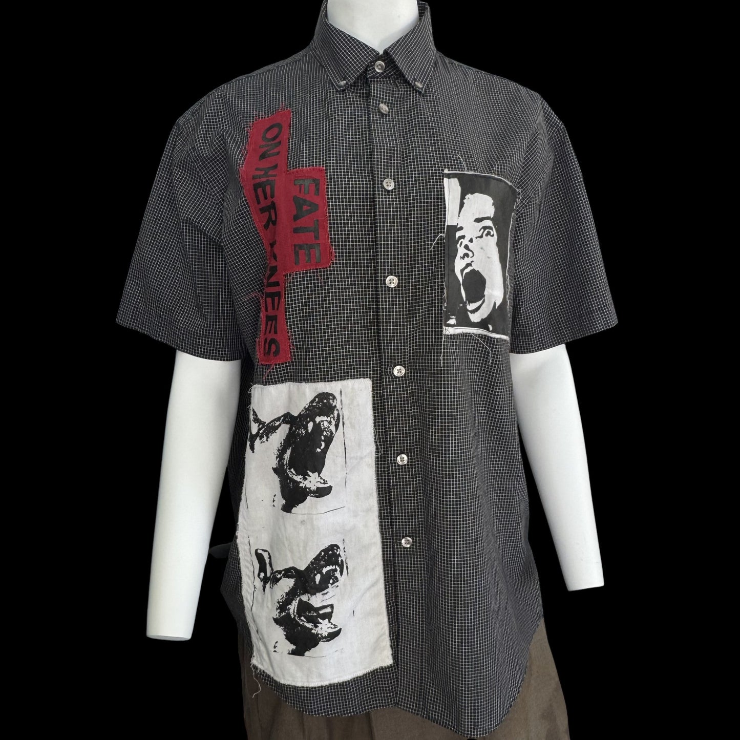 DELINCUENTES "FATE ON HER KNEES" BUTTON UP SHIRT