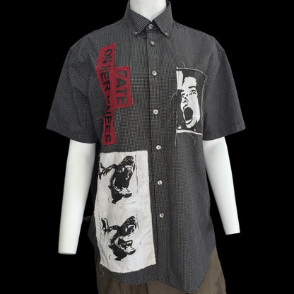 DELINCUENTES "FATE ON HER KNEES" BUTTON UP SHIRT