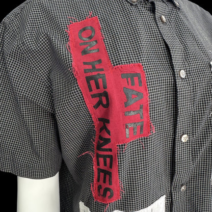 DELINCUENTES "FATE ON HER KNEES" BUTTON UP SHIRT
