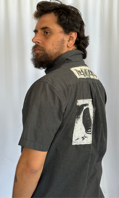 DELINCUENTES "FATE ON HER KNEES" BUTTON UP SHIRT