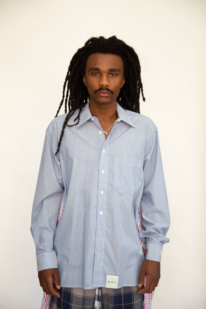 GOLUB UDP UPCYCLED STRIPED LONGSLEEVE BUTTON UP