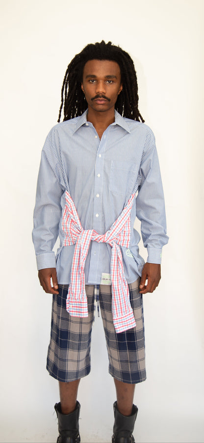 GOLUB UDP UPCYCLED STRIPED LONGSLEEVE BUTTON UP