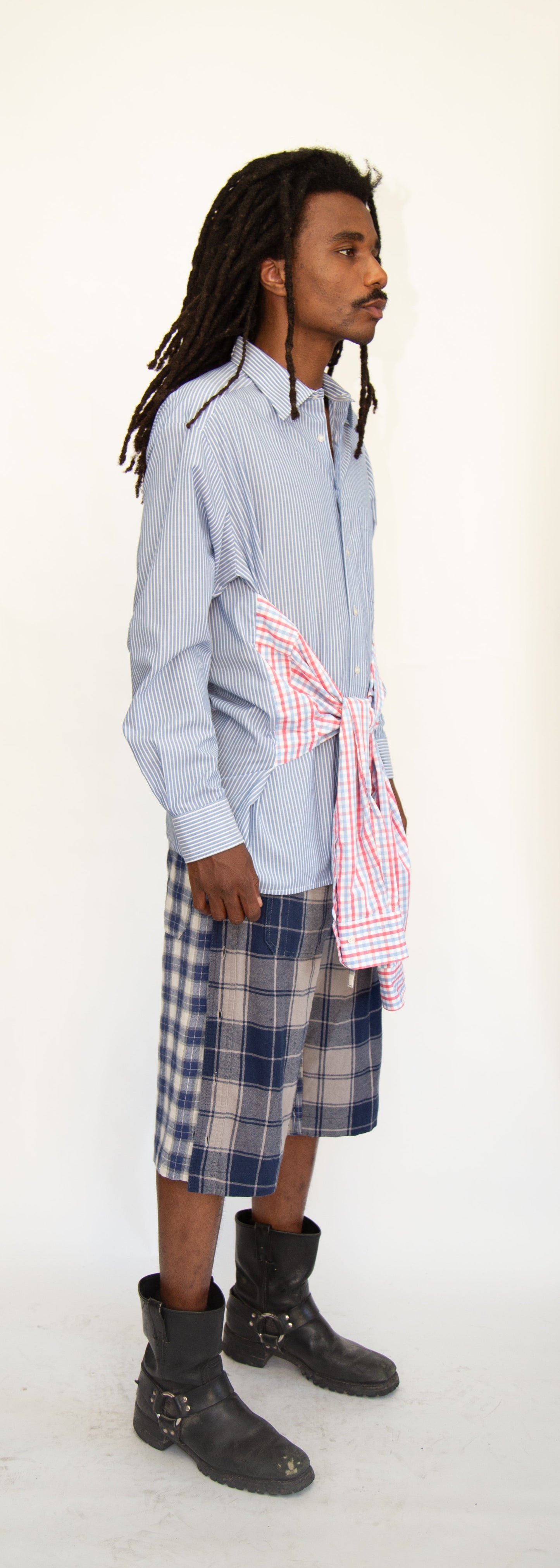 GOLUB UDP UPCYCLED STRIPED LONGSLEEVE BUTTON UP