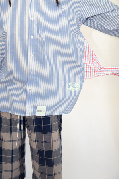 GOLUB UDP UPCYCLED STRIPED LONGSLEEVE BUTTON UP