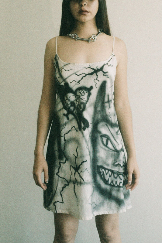 BEAST SLIP DRESS BY LSDXLUCKY