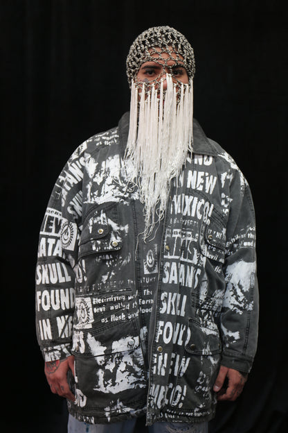 DONEXDOUG XL SATANS SKULL WORKWEAR COAT