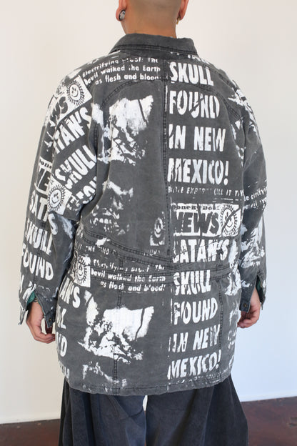 DONEXDOUG XL SATANS SKULL WORKWEAR COAT