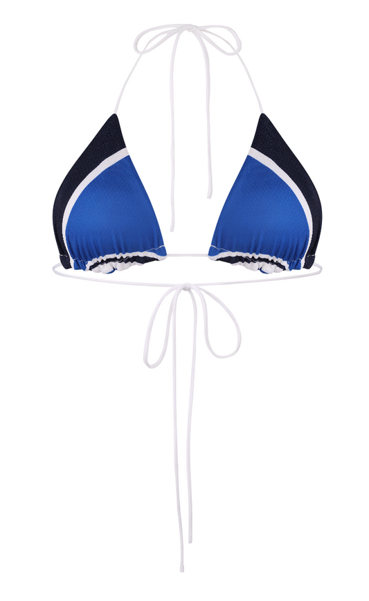 GOLUB UDP UPCYCLED HALTER BIKINI TOP 1/1